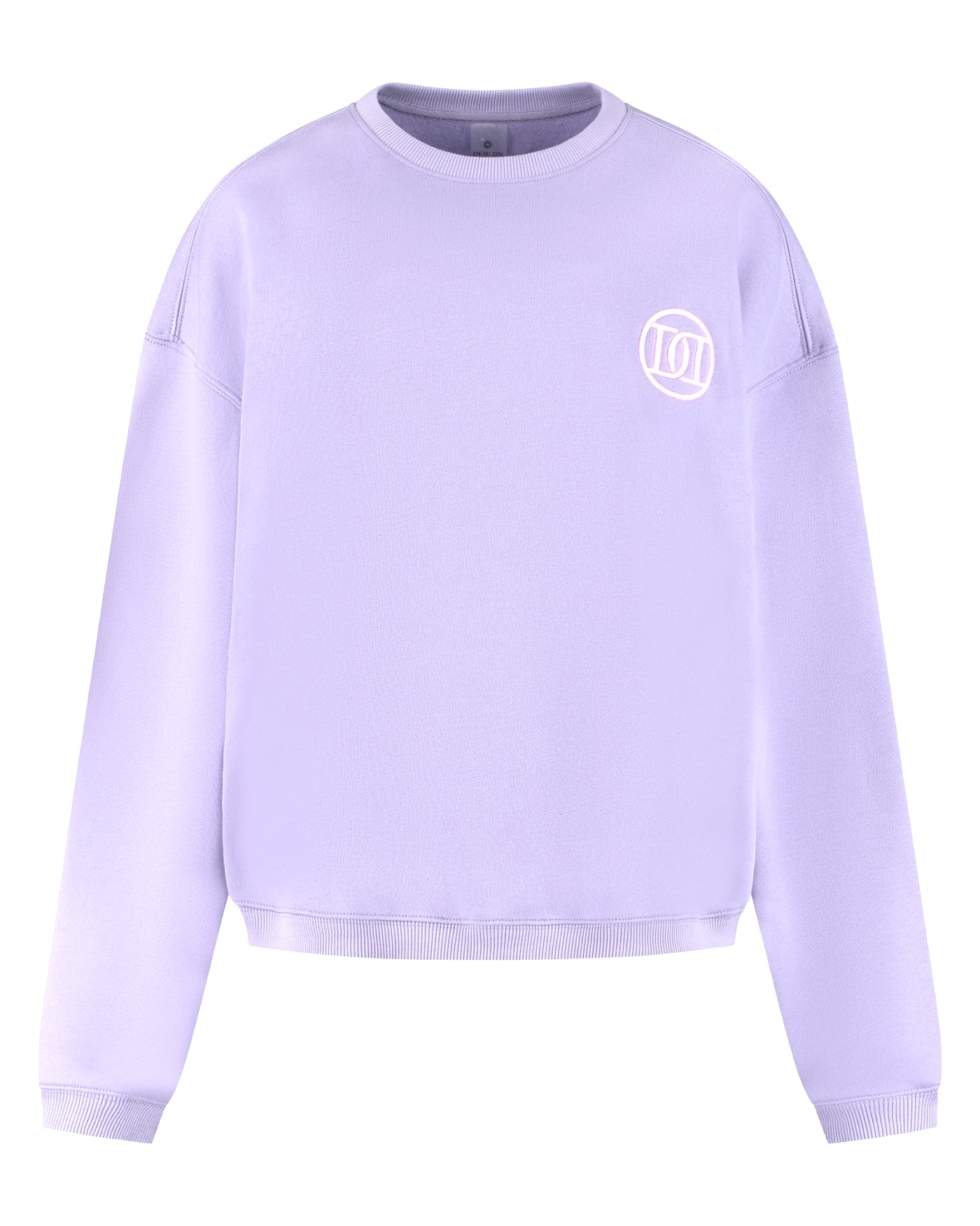 Te lichte paarse sweater voor kleurcorrectie